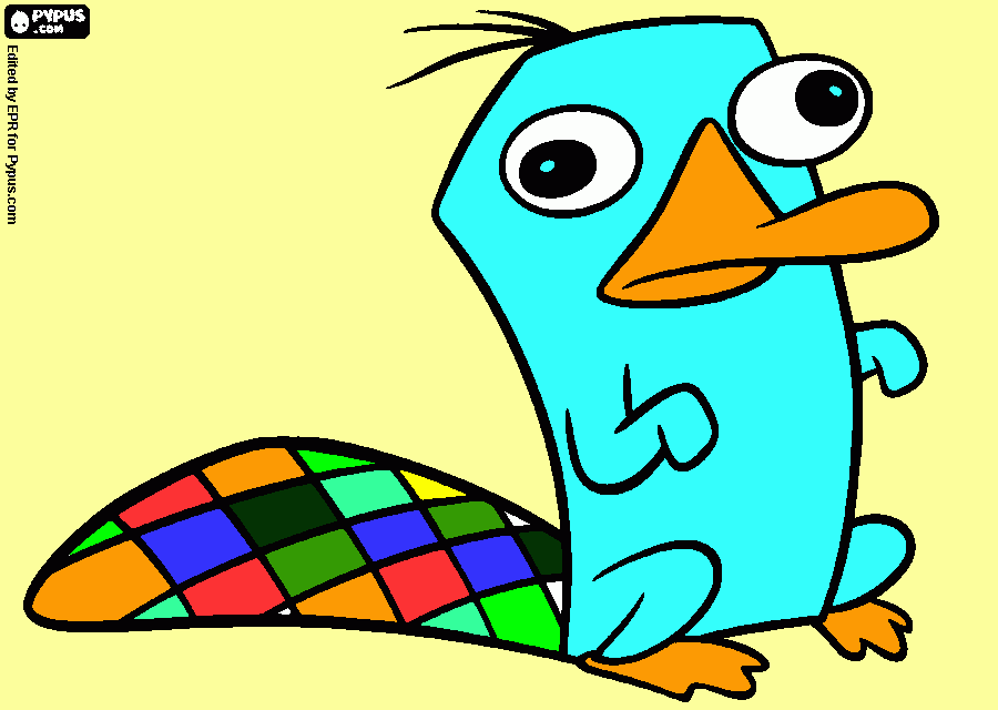 dessin perry a un ke multikolor