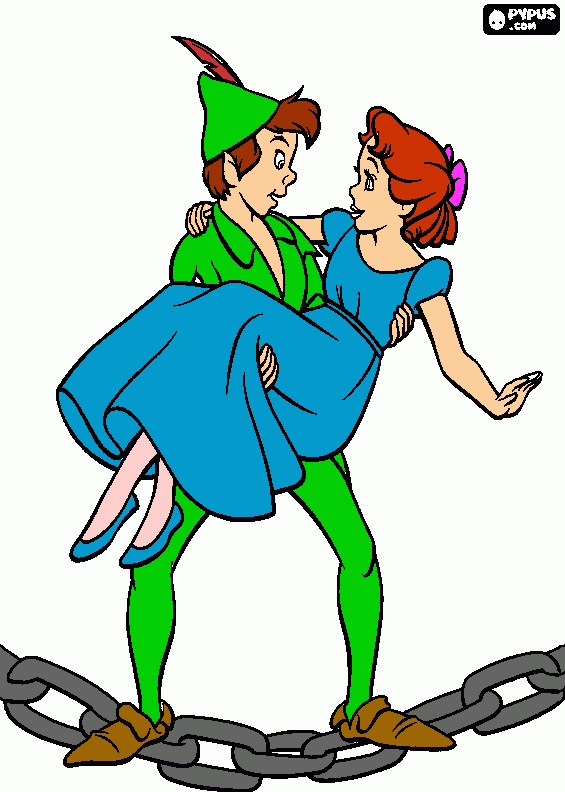dessin peter et wendy