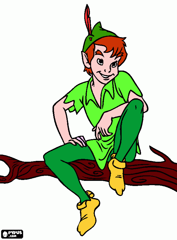 dessin peter pan