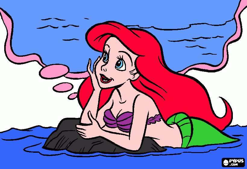 dessin Petite Sirène