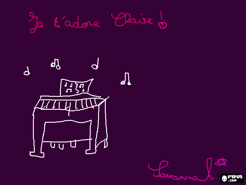 dessin piano