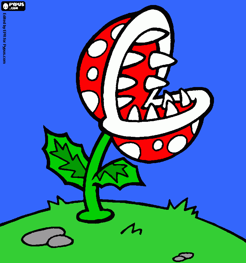 dessin plants mario