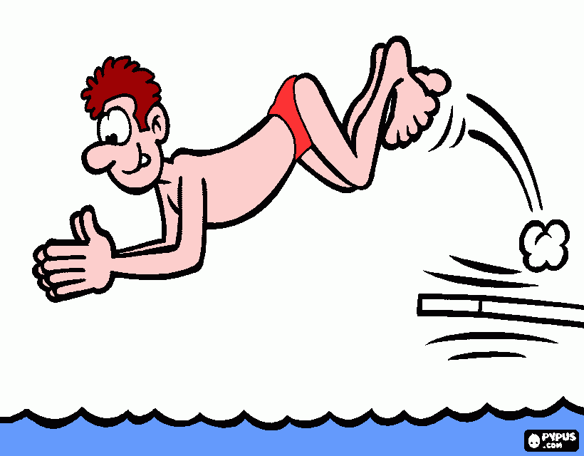 dessin plonger