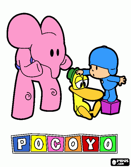 dessin pocoyo