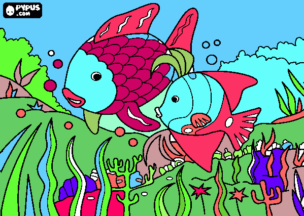 dessin poissons d' avril