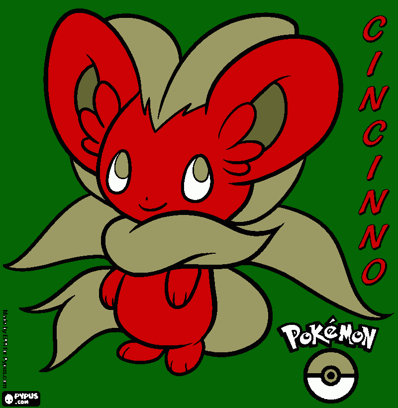 dessin pokemon cicinno