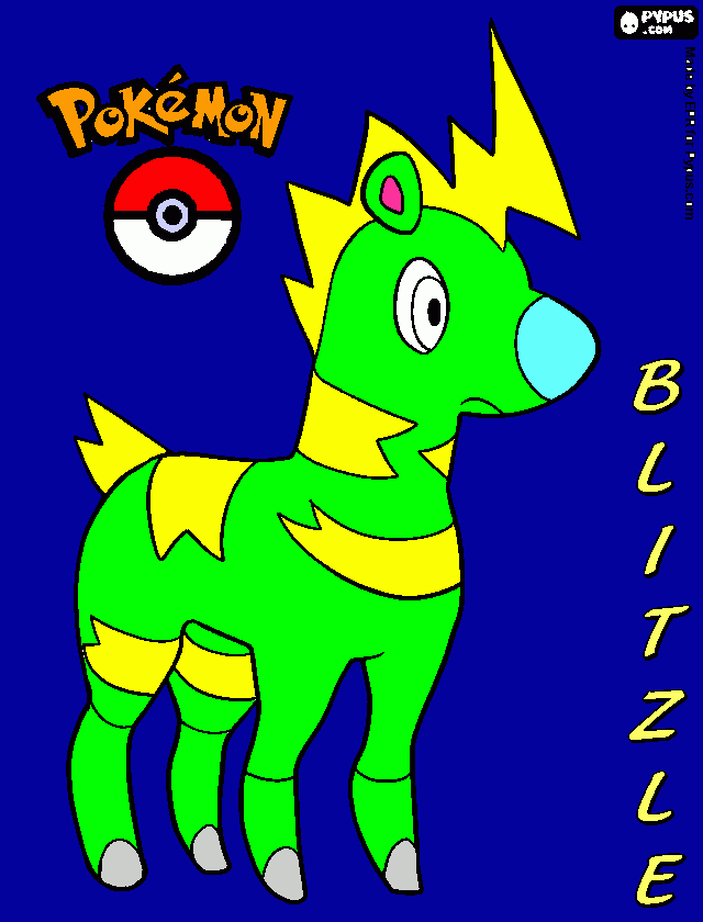 dessin pokemon zebibron