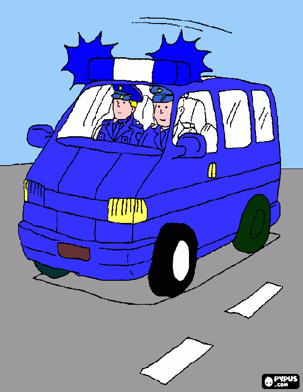 dessin police maxence
