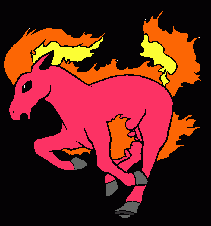 dessin Ponyta
