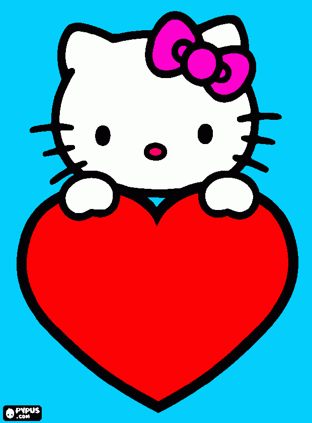 dessin Pour moi hello kitty anniv