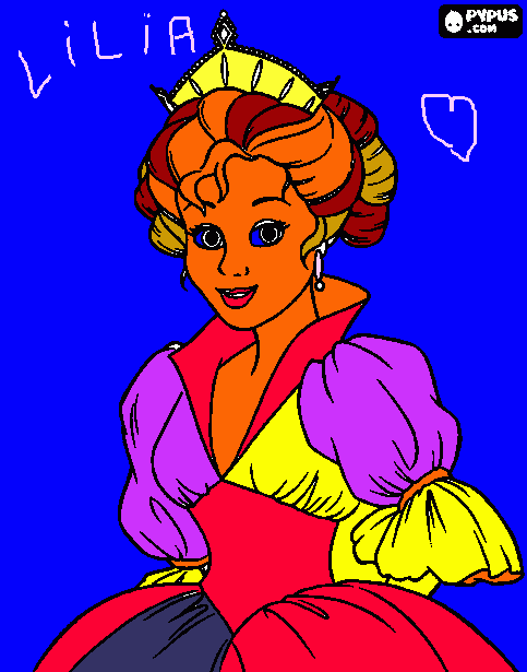dessin princess lilia