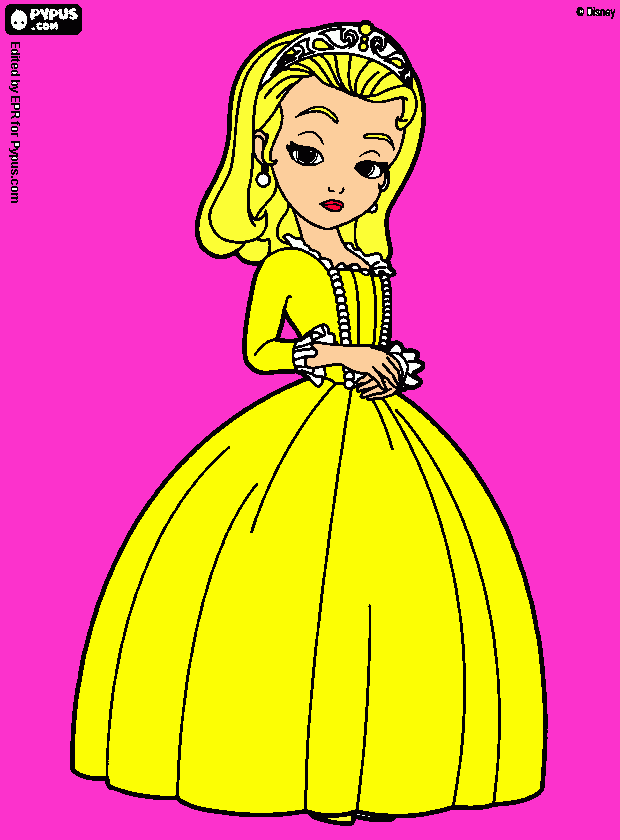 dessin princesse Ambre (soeur de princesse Sofia)