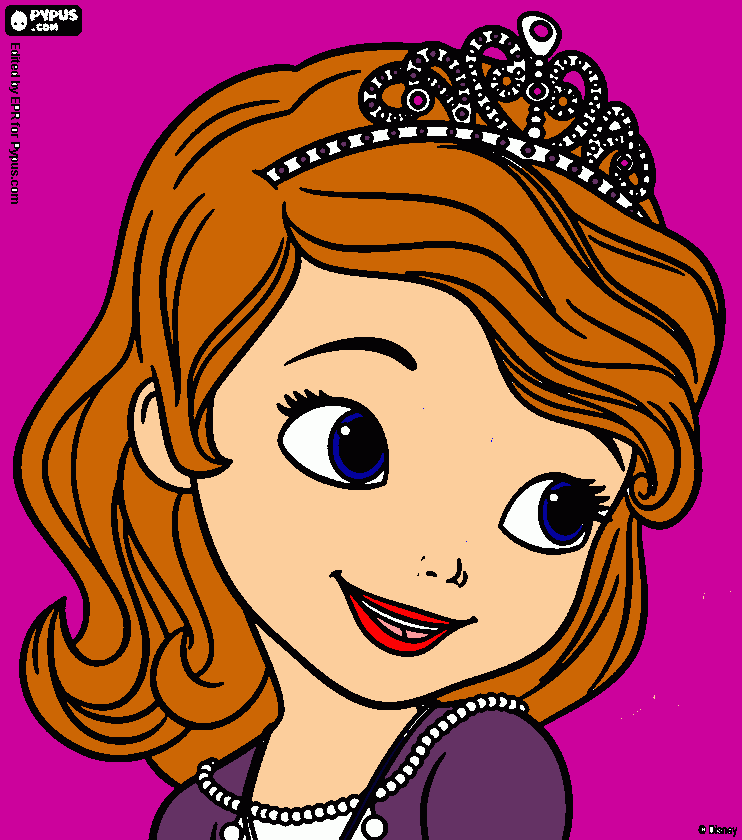 dessin princesse sofia 2