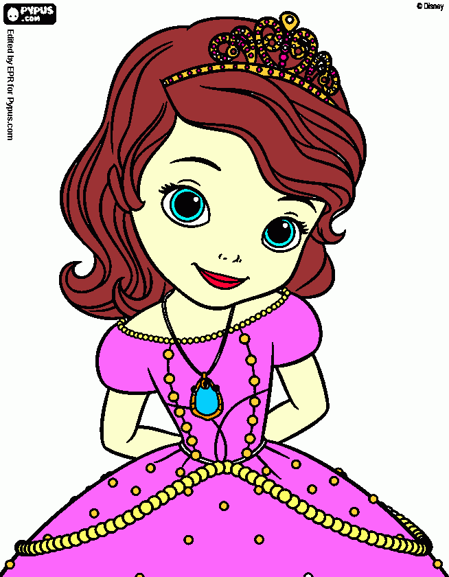 dessin princesse sofia