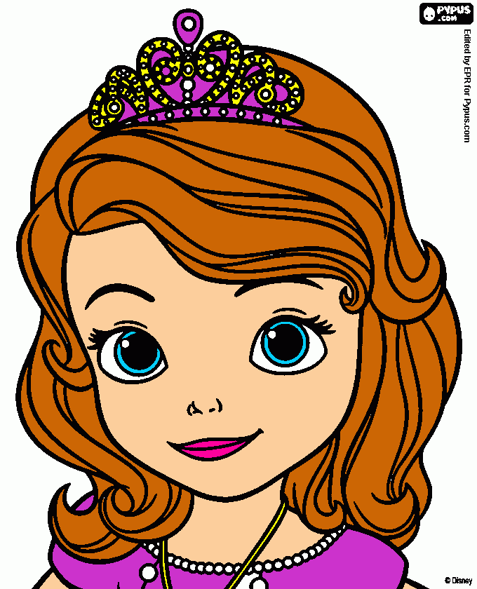 dessin prioncesse Sofia