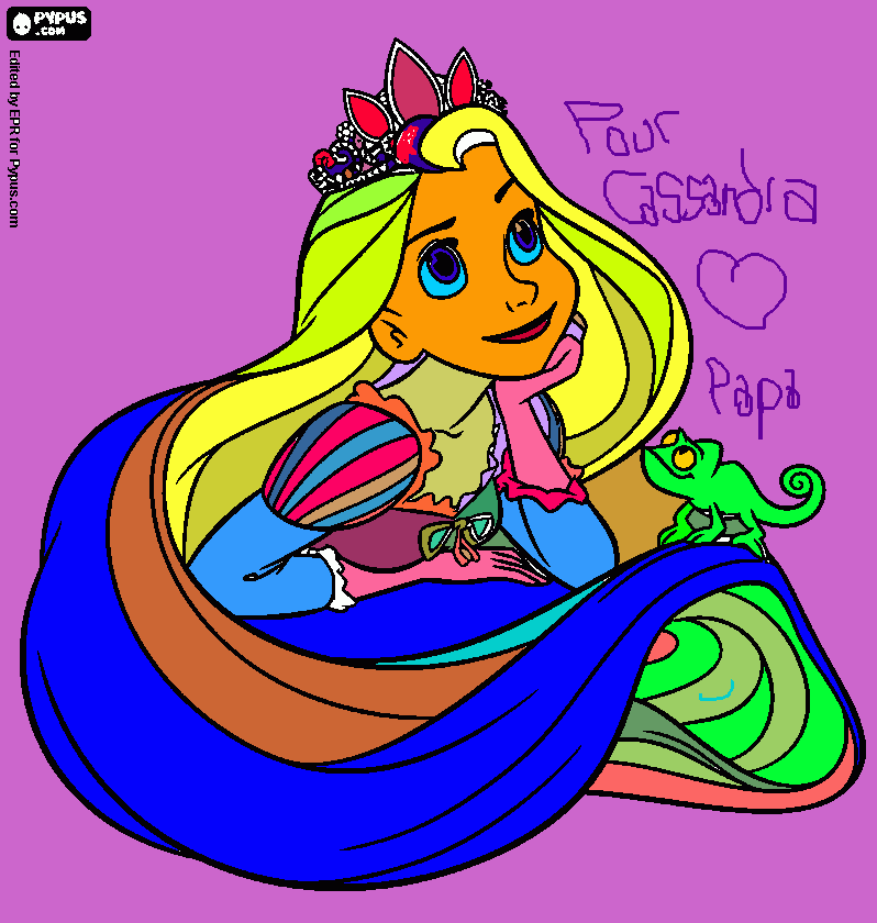 dessin RAIPONCE VITE FAIT 