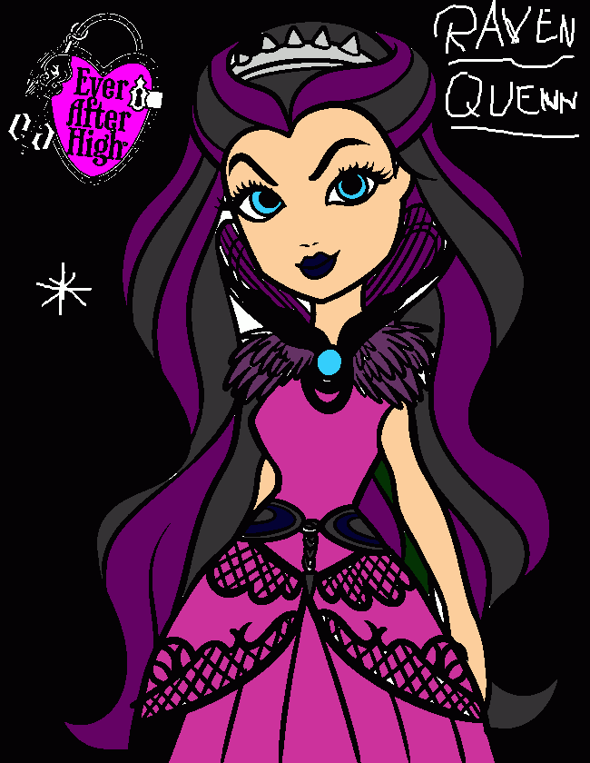 dessin raven queen