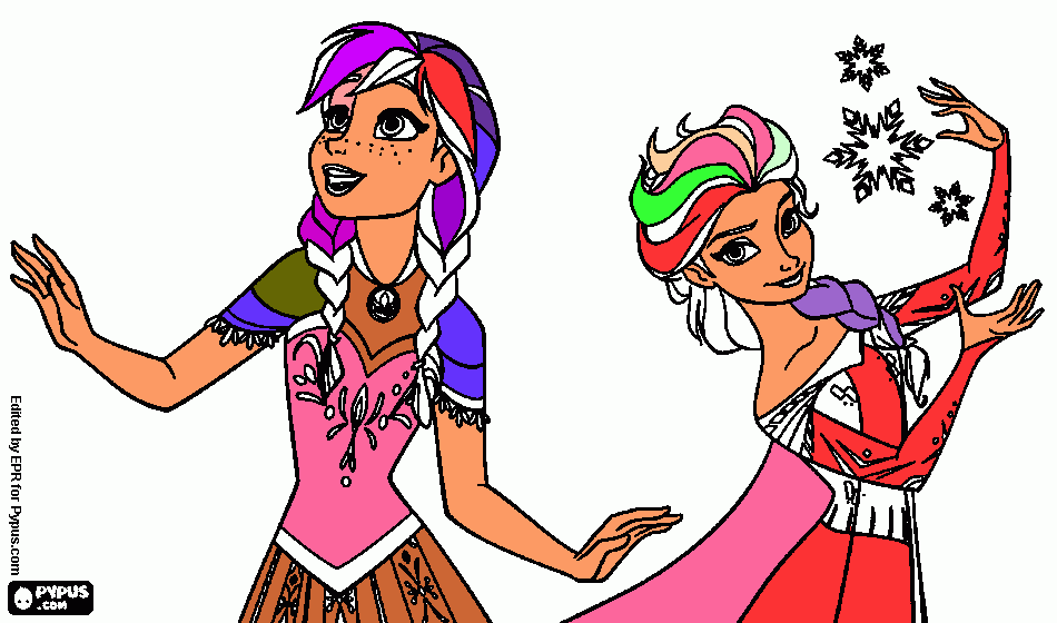 dessin Reine des Neiges par Audrey Dubois