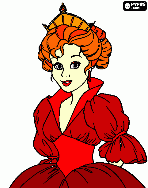 dessin Reine écarlate