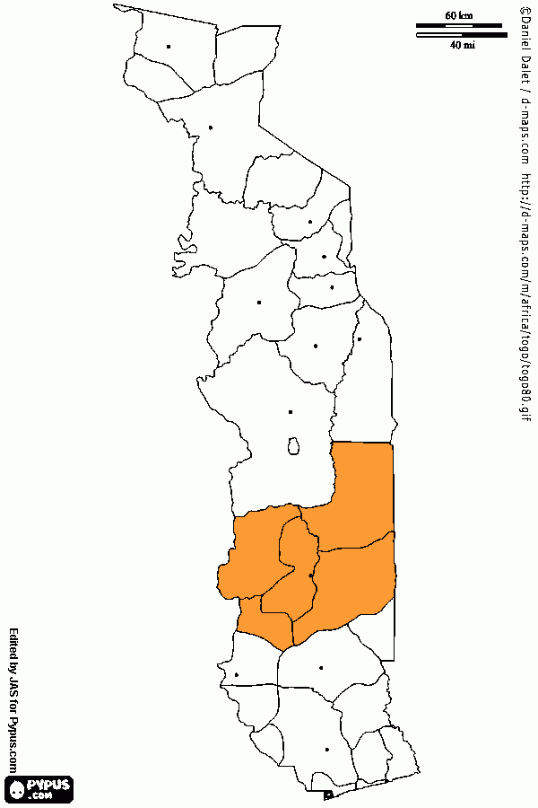 dessin Région des plateaux