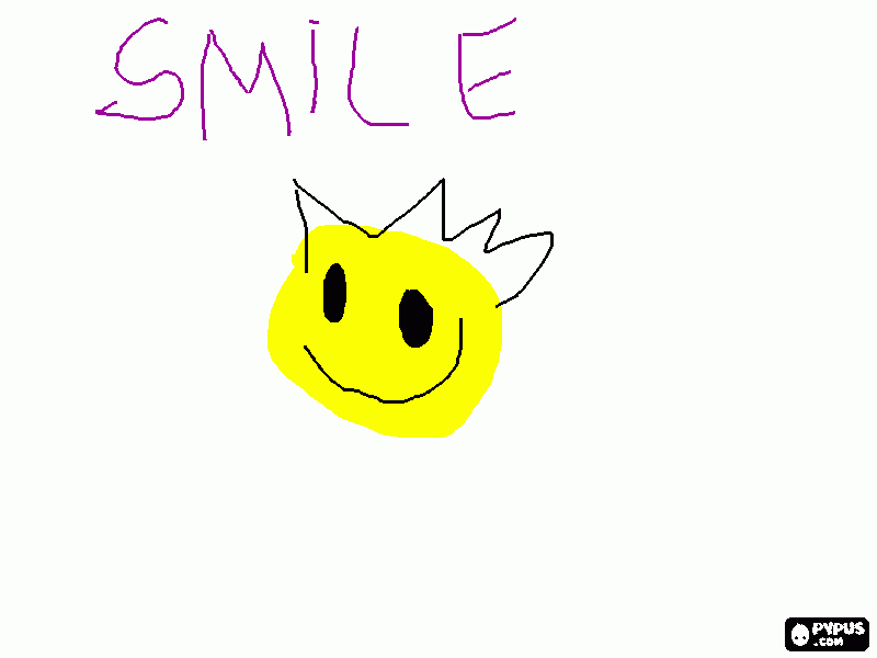 dessin Salut del smile