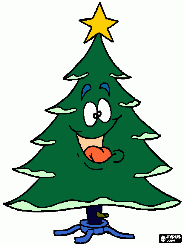 dessin sapin vert