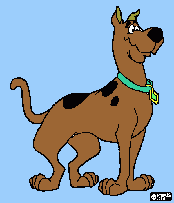 dessin scoobi  doo
