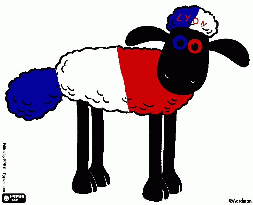 dessin shaun
