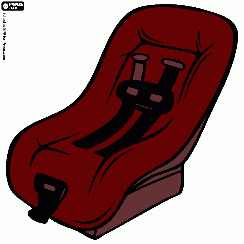 dessin siege auto