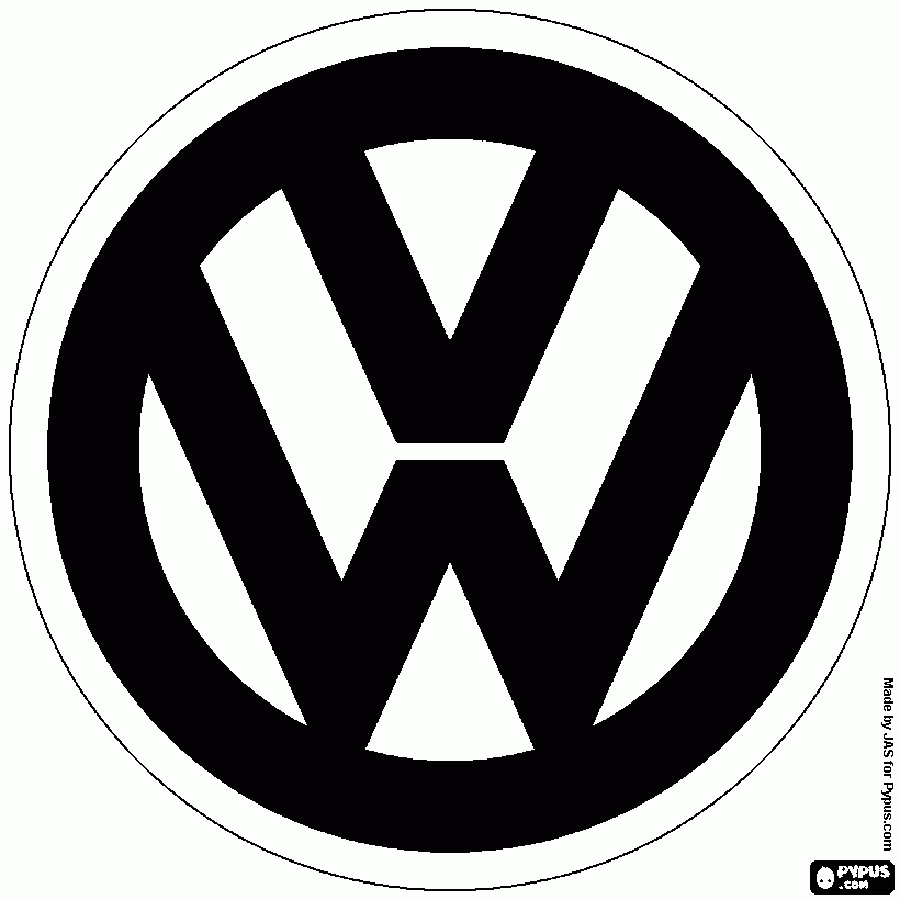 dessin sigle vw
