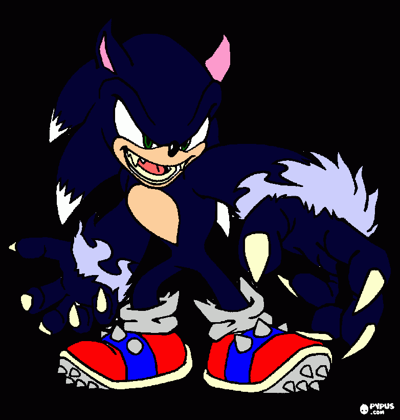 dessin sonic x