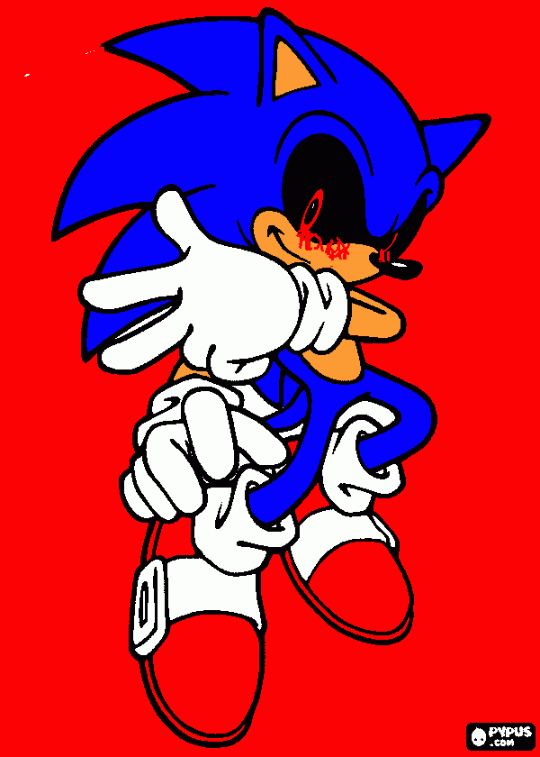 dessin sonic.exe