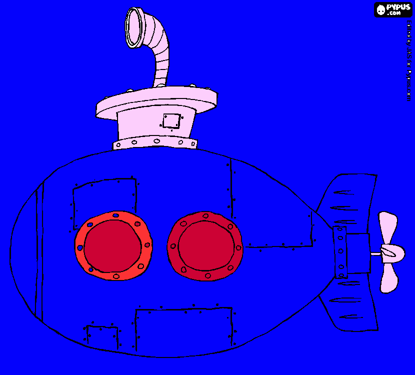 dessin sous-marin e Léonard