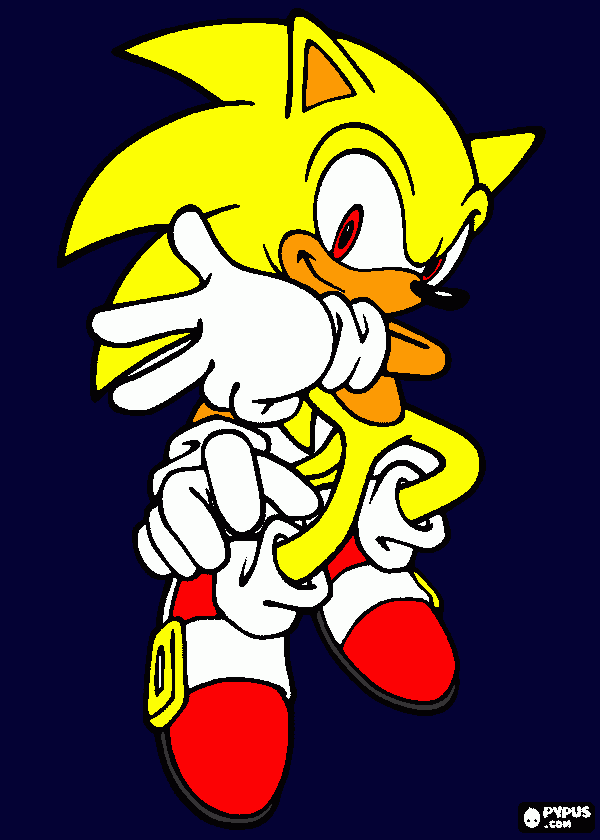 dessin super sonic