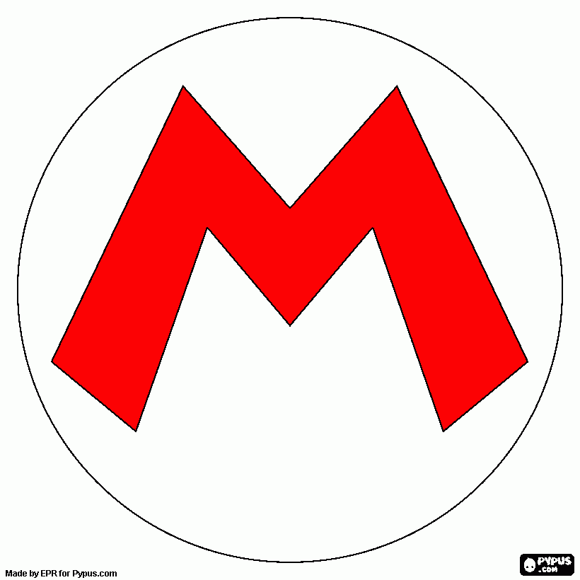 dessin Sympbole Mario Bross