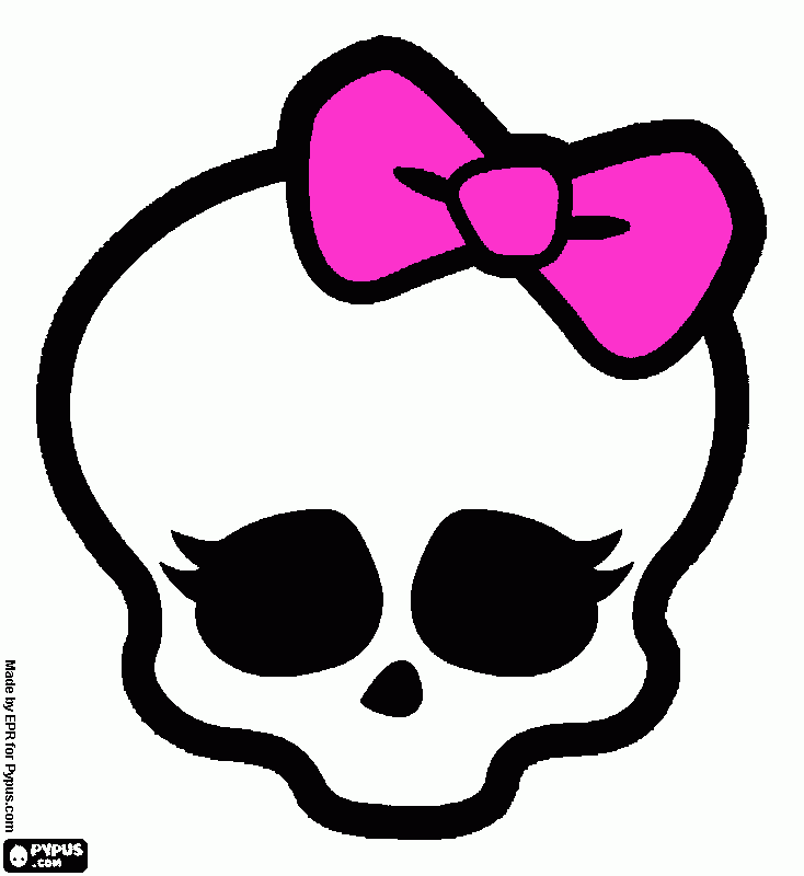 dessin tete de mort monster hi