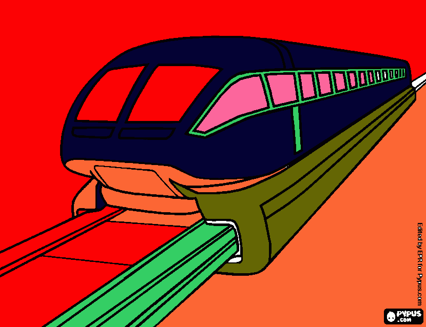 dessin TGV par Theo