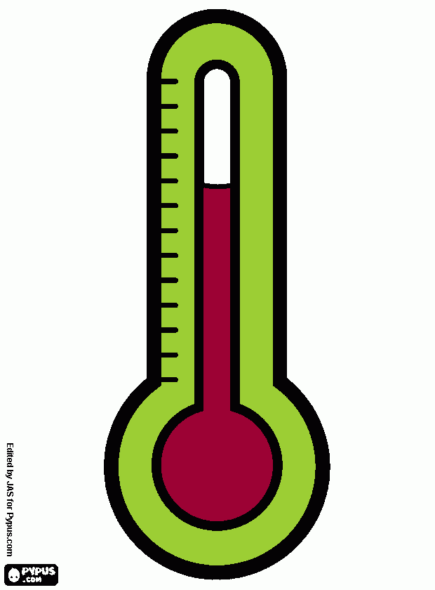 dessin thermomèetre