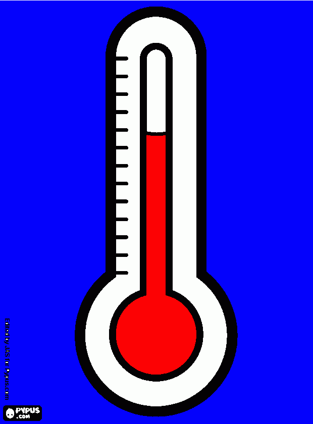 dessin thermomètre ménage