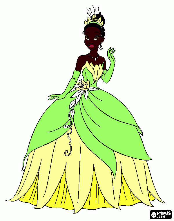 dessin tiana