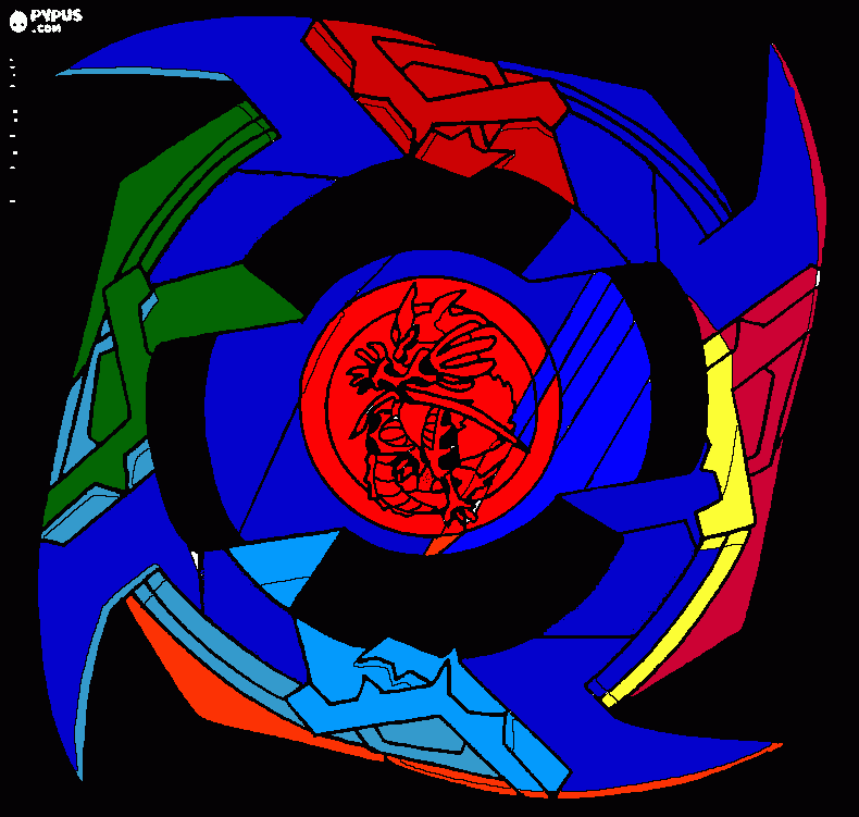 dessin toupie beyblade