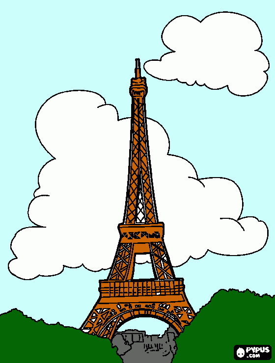 dessin tour eiffel