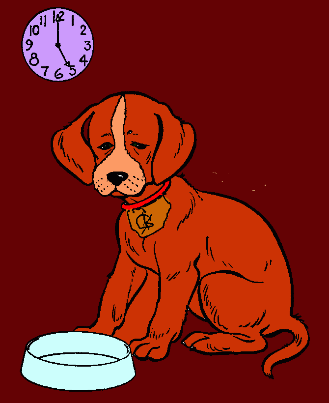 dessin toutou chien