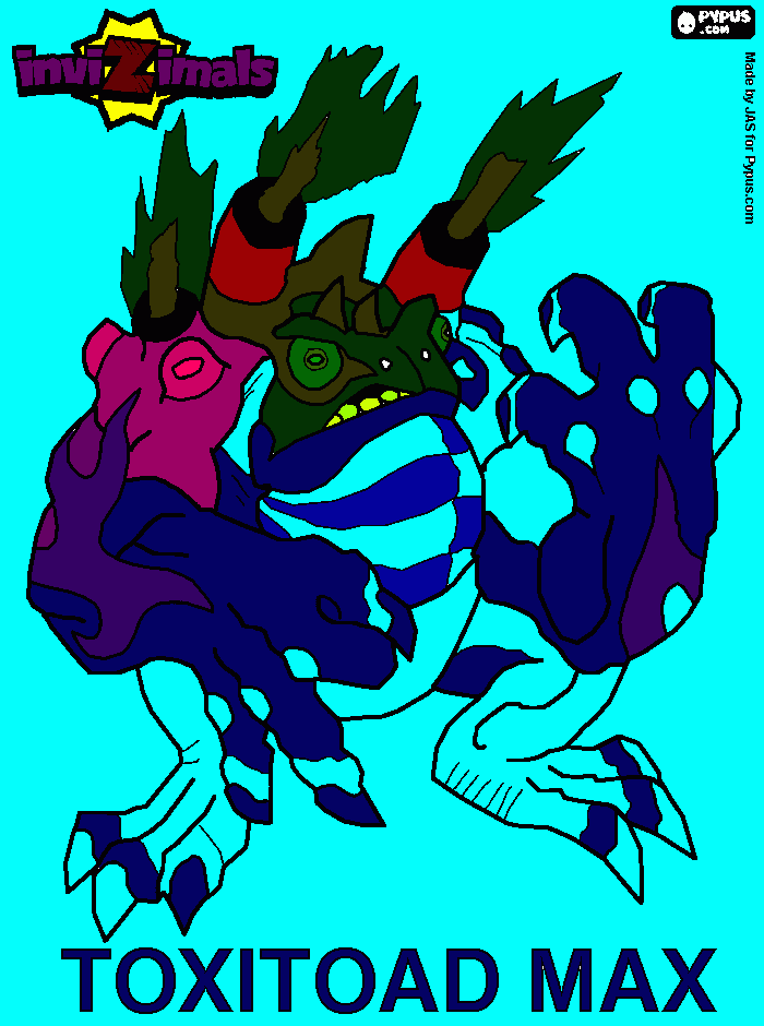 dessin TOXITOAD MAX SOMBRE