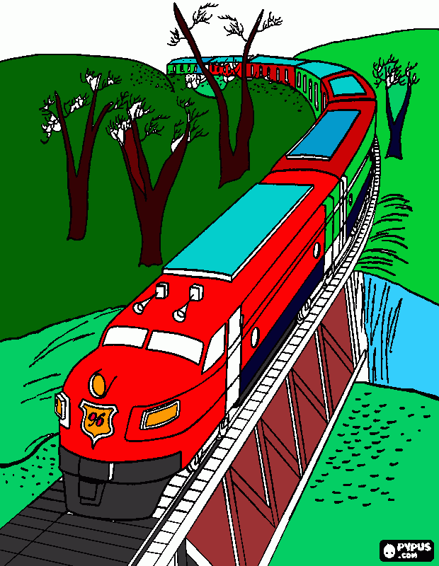 dessin train bis