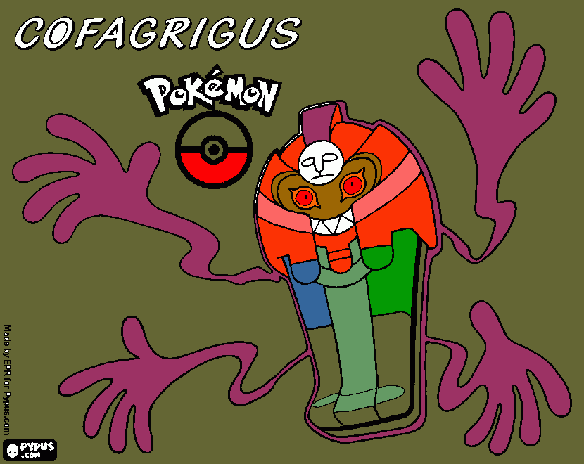 dessin tutankafer pokemon