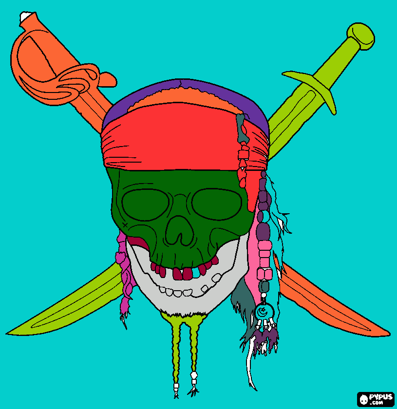 dessin tête de mort