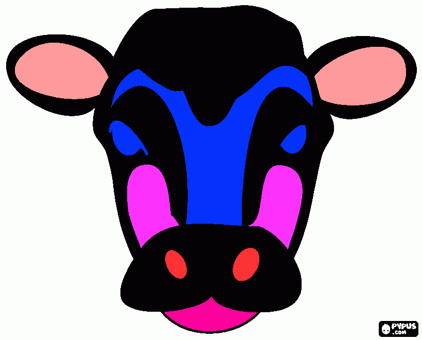 dessin Tête de vache