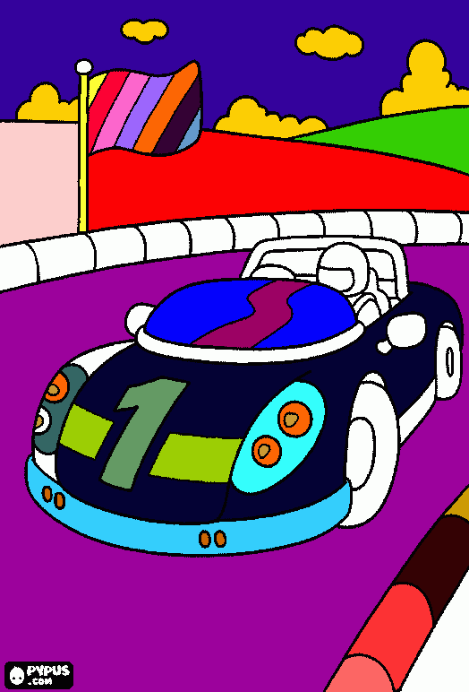 dessin Un bolide