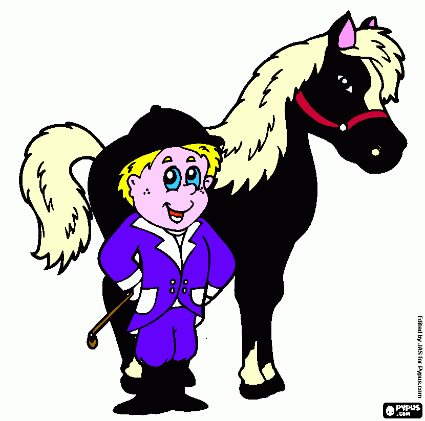 dessin un cavalier